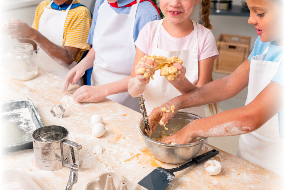 Enfant qui cuisine