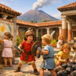 Une image de l‘activité En mission à Pompéi: secrets et aventures de l’an 79 organisée par Apprends et Rêve, activités pour enfants et ados à Paris