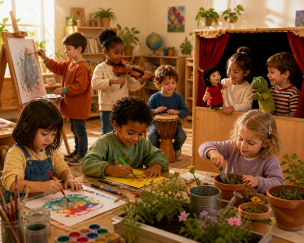 Une image de l‘activité De l’art au théâtre en passant par la musique, les marionnettes ou le jardinage, partons à la découverte… organisée par Apprends et Rêve, activités pour enfants et ados à Paris
