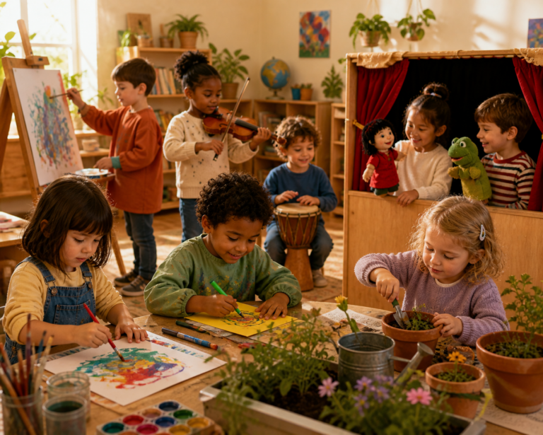 Activité 'De l’art au théâtre en passant par la musique, les marionnettes ou le jardinage, partons à la découverte…' par Apprends et Rêve, activités pour enfants et ados à Paris