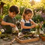 Une image de l‘activité Jardinage pour les 4-7 ans: à la (re) découverte de la nature en été organisée par Apprends et Rêve, activités pour enfants et ados à Paris