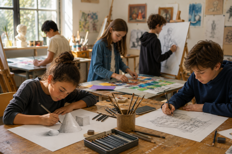 Activité '✏️ Dessin académique & projets créatifs' par Apprends et Rêve, activités pour enfants et ados à Paris