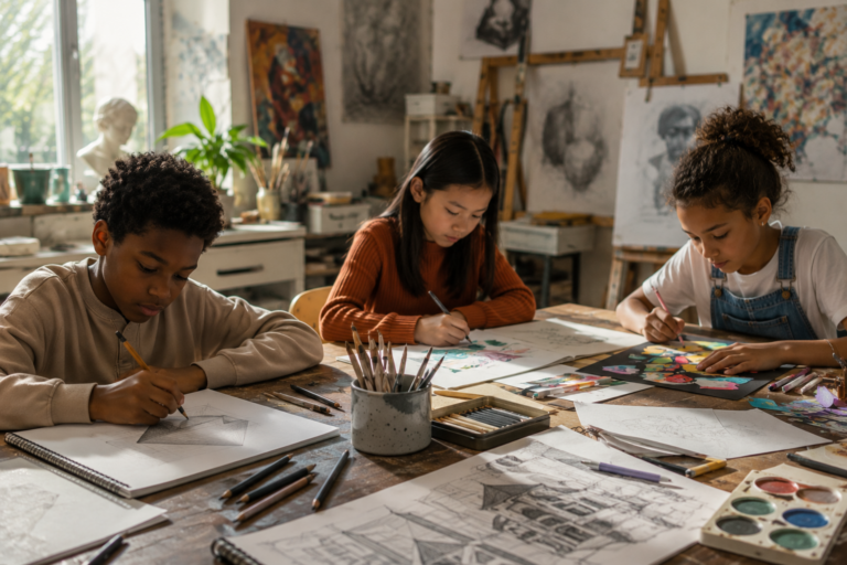 Activité '✏️ Dessin académique & projets créatifs' par Apprends et Rêve, activités pour enfants et ados à Paris