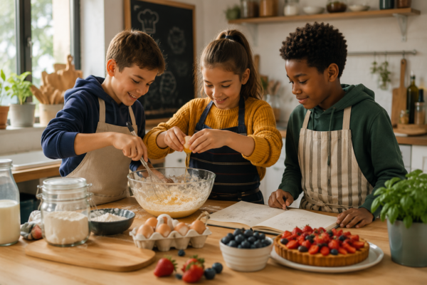 Une image de l‘activité Cuisine : un jour, une recette organisée par Apprends et Rêve, activités pour enfants et ados à Paris
