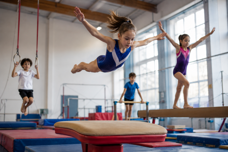 Activité '🤸 Gymnastique pour les 7-11 ans : défier l’apesanteur' par Apprends et Rêve, activités pour enfants et ados à Paris