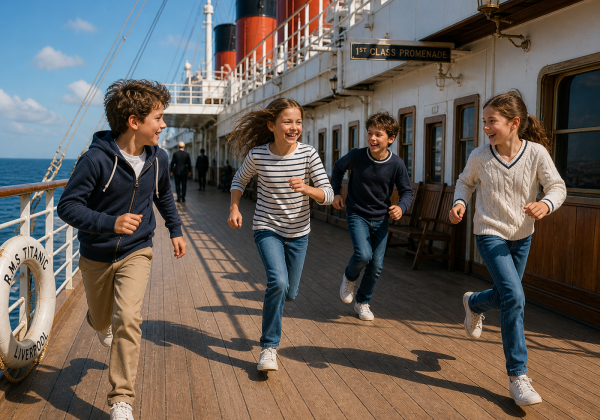 Photo de l'activité Embarquement immédiat à bord des géants des océans 🚢, organisée par Apprends & Rêve