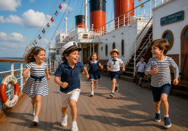 Photo de l'activité Embarquement immédiat à bord des géants des océans 🚢, organisée par Apprends & Rêve