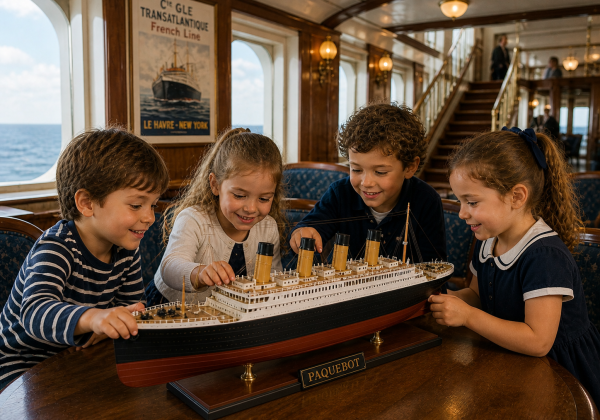 Photo de l'activité Embarquement immédiat à bord des géants des océans 🚢, organisée par Apprends & Rêve