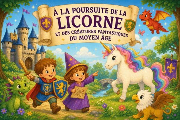 Une image de l‘activité À la poursuite de la Licorne et des créatures fantastiques du Moyen Âge organisée par Apprends et Rêve, activités pour enfants et ados à Paris