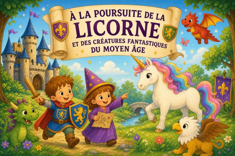 Activité 'À la poursuite de la Licorne et des créatures fantastiques du Moyen Âge' par Apprends et Rêve, activités pour enfants et ados à Paris