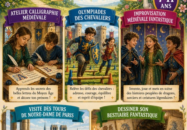Photo de l'activité À la poursuite de la Licorne et des créatures fantastiques du Moyen Âge, organisée par Apprends & Rêve