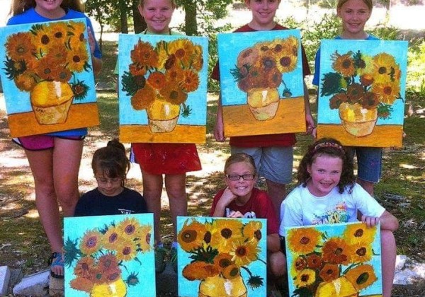 Photo de l'activité ✍🏻🎨 7-9 ans & 9-12 ans: Dessin/ Peinture/Sculpture- Redessine la nature à la manière de… (à la séance ou la semaine), organisée par Apprends & Rêve