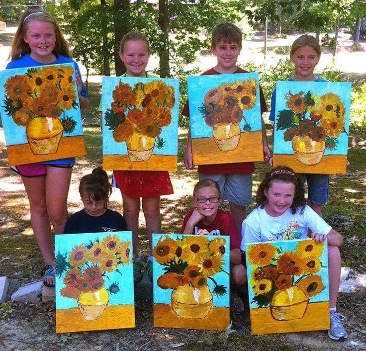 Activité '✍🏻🎨 7-9 ans & 9-12 ans: Dessin/ Peinture/Sculpture- Une galerie d&rsquo;art chez toi! (à la séance ou la semaine)' par Apprends et Rêve, activités pour enfants et ados à Paris