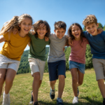 Une image de l‘activité 9-12 ans – Matinée multi-activités: multisports ou théâtre + multisports ou anglais organisée par Apprends et Rêve, activités pour enfants et ados à Paris
